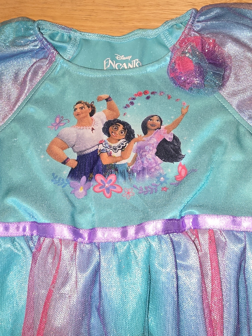 Disney Encanto Nightgown Girls Size 5 Mirabel Luisa Isabela Sleep Dress
